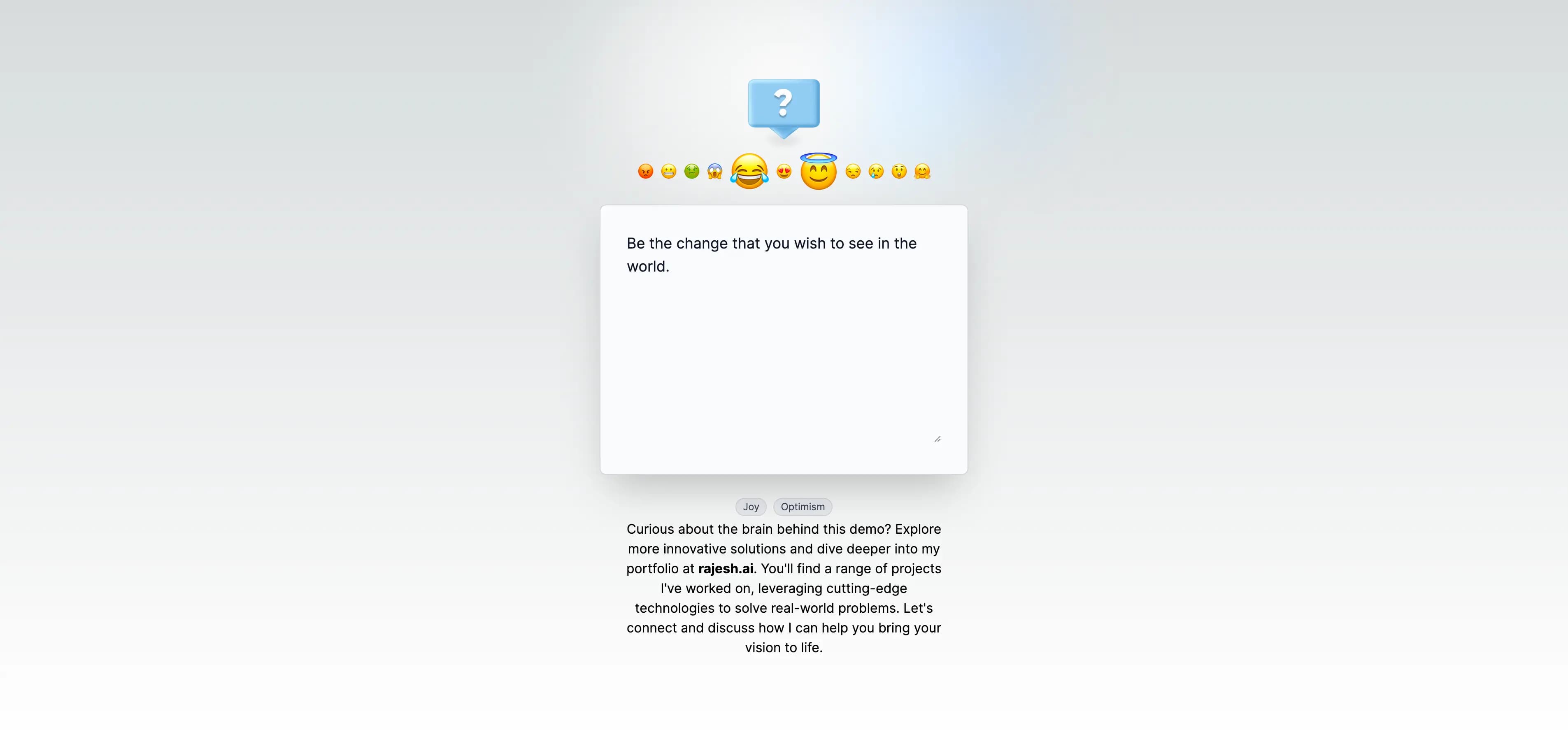  Sentiment Analysis Application with BERT, Emoji Feedback, Next.js, and Docker