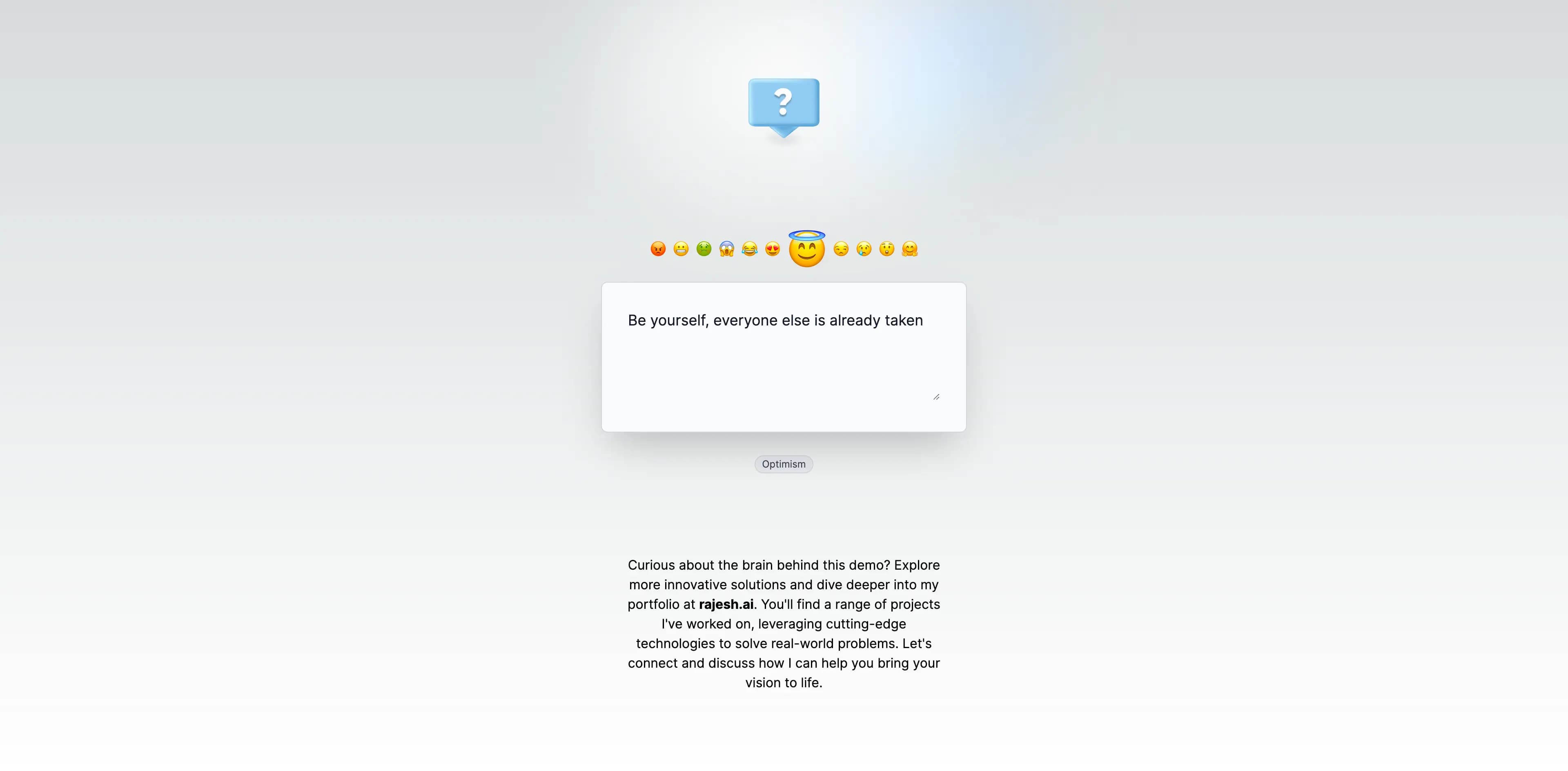  Sentiment Analysis Application with BERT, Emoji Feedback, Next.js, and Docker