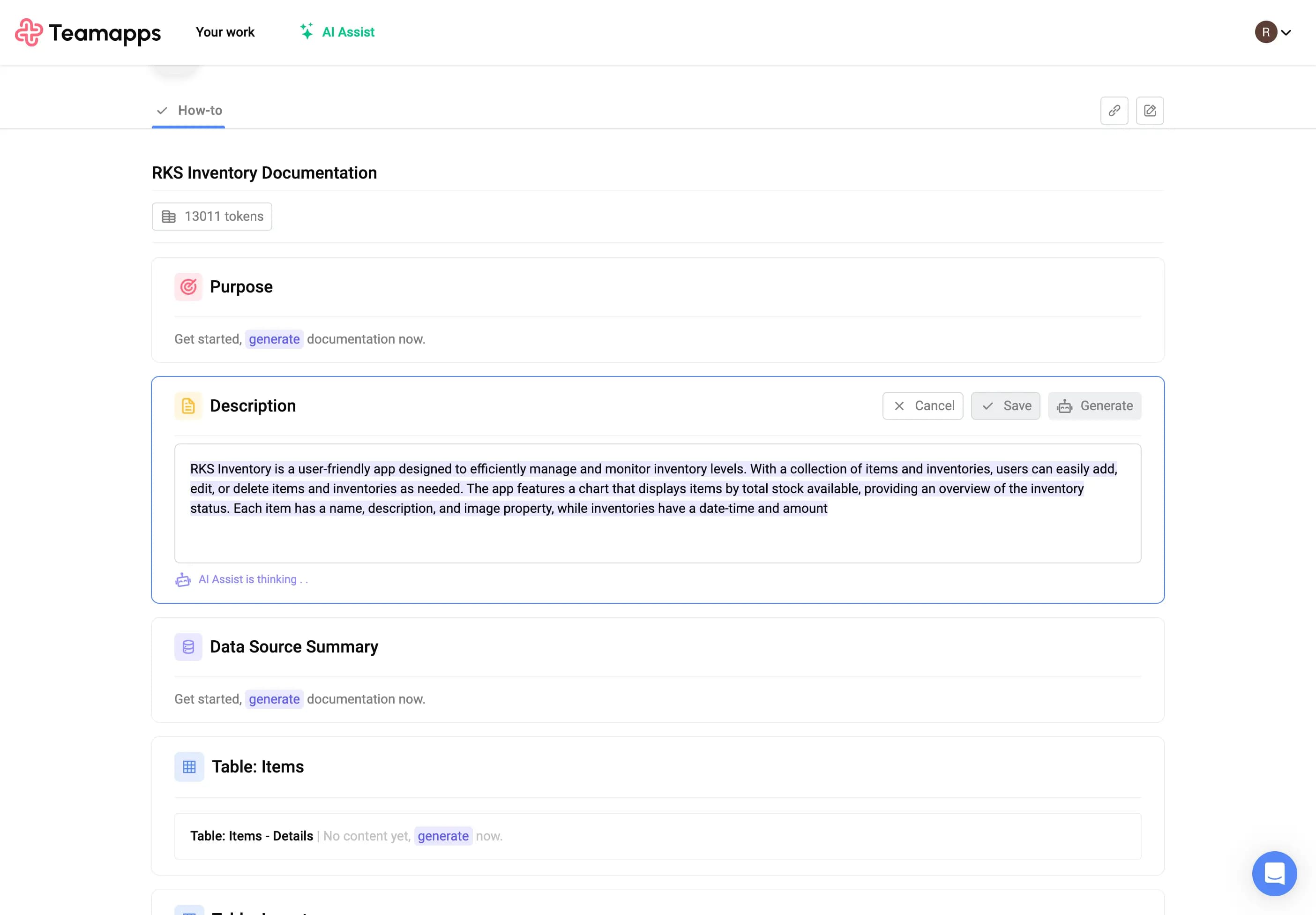 TeamApps - AI-Powered User Documentation Solution for AppSheet Apps